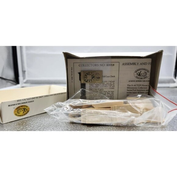 The House Of Miniatures William & Mary Tall Case Clock Model Kit No. 40018 - Picture 5 of 12